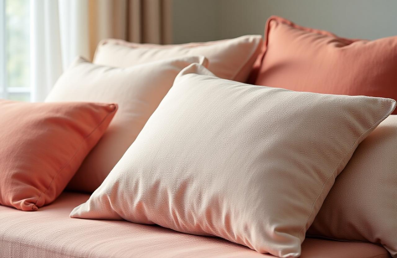 Soft luxury linens and island textures